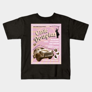 Castle Douglas poster pink Kids T-Shirt